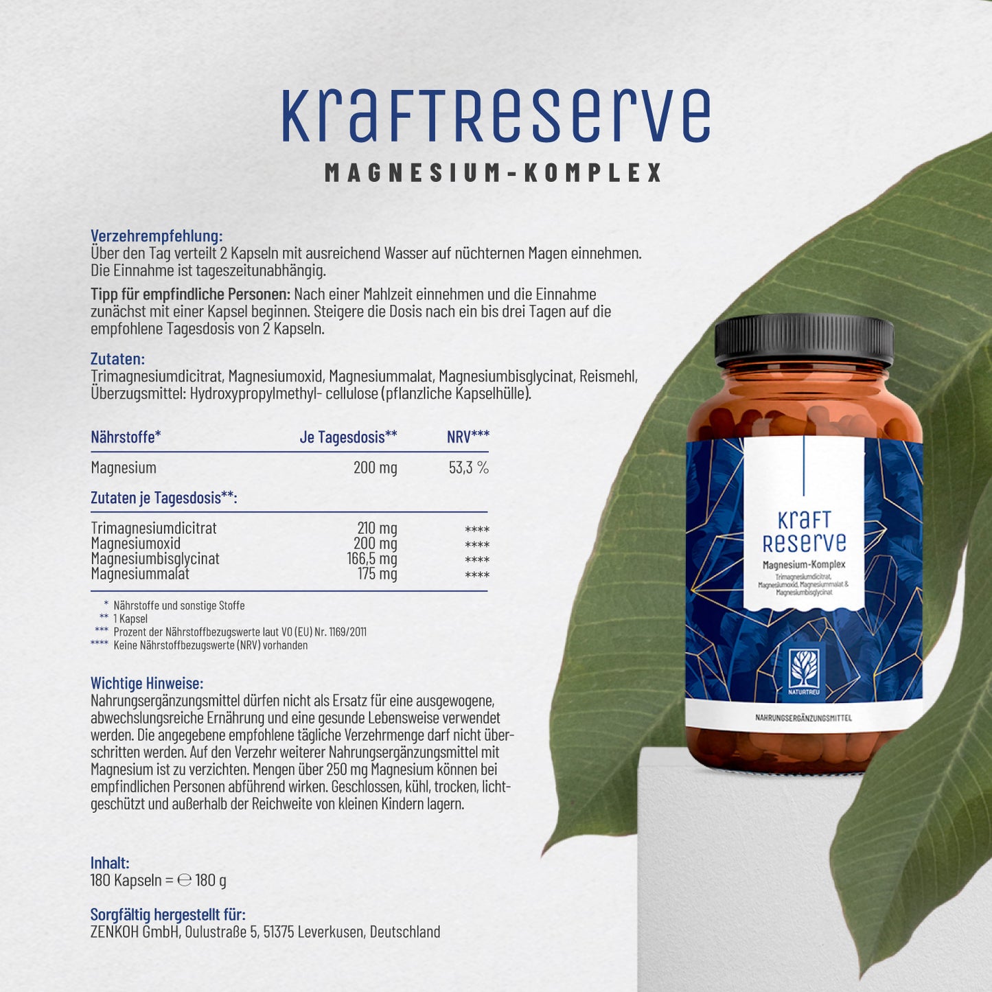 Kraftreserve Magnesium-komplex Etikett 01 CH