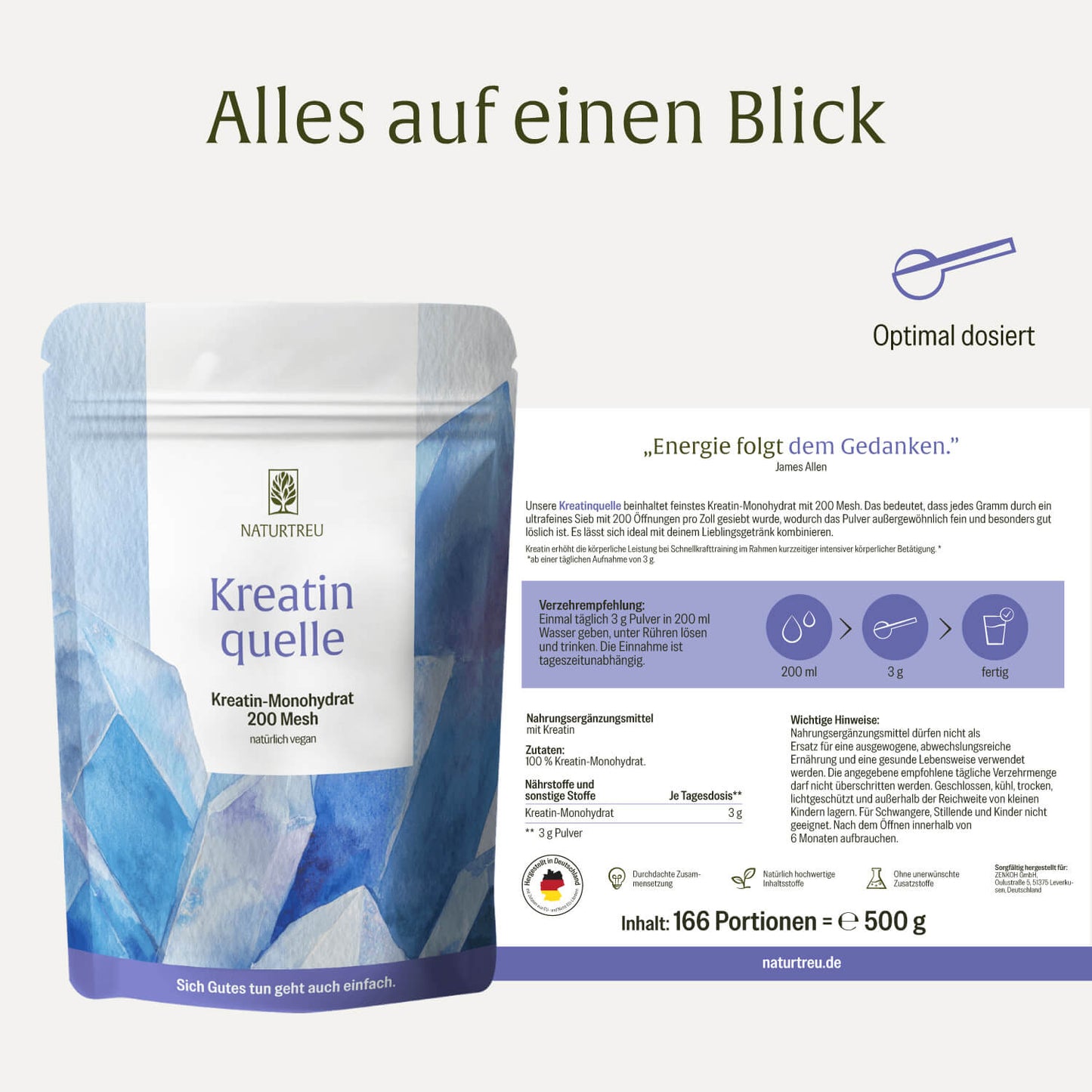 Kreatinquelle Kreatin-Monohydrat CH Etikett 01