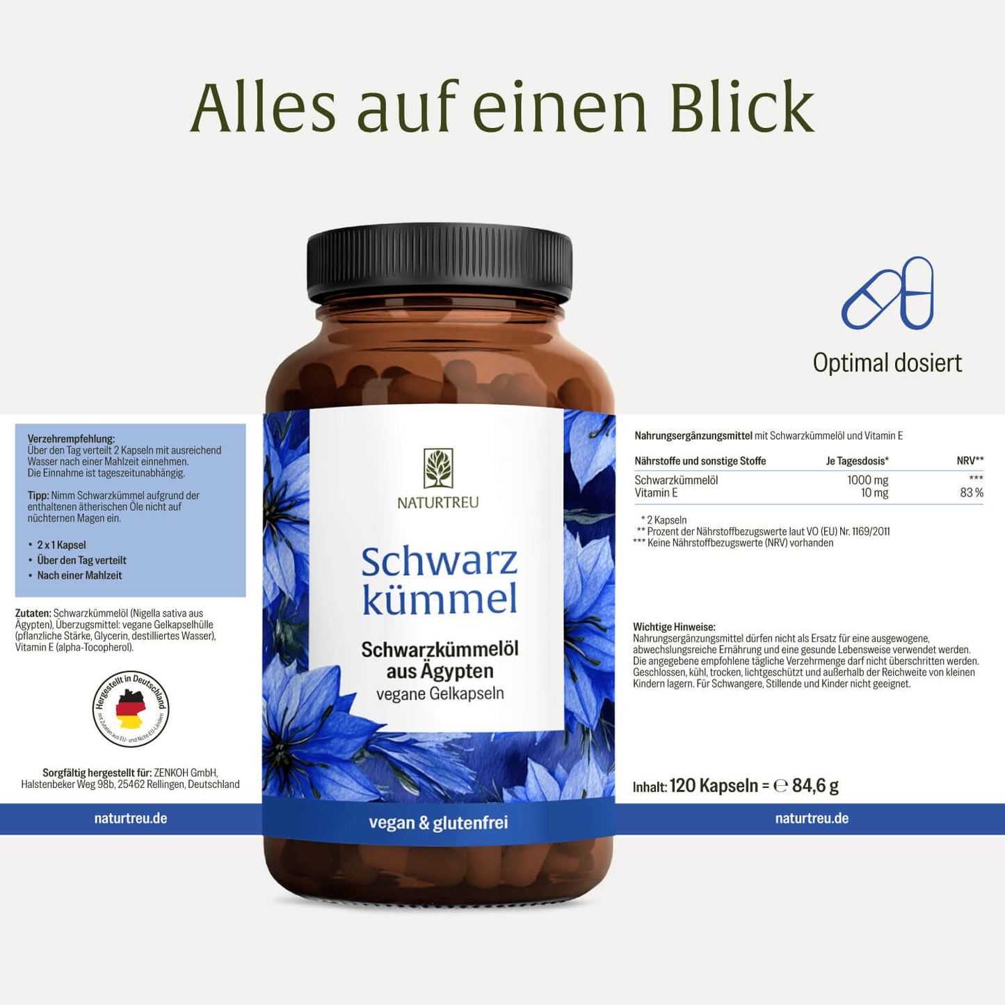 Schwarzkümmel Schwarzkümmelol Etikett