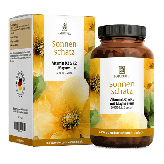 Sonnenschatz Vitamin D3-K2 Titelbild
