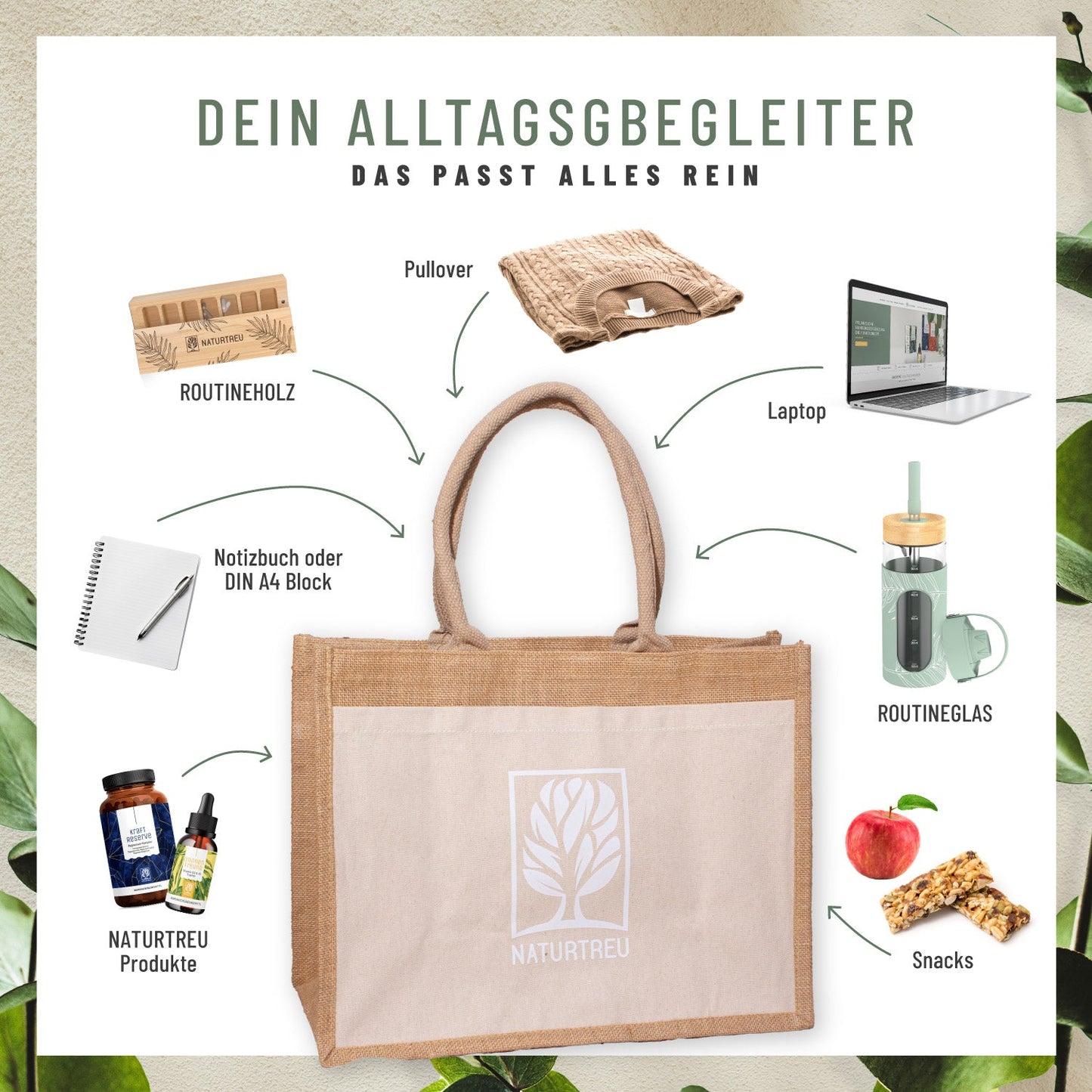 Routinetasche alltags Begleiter