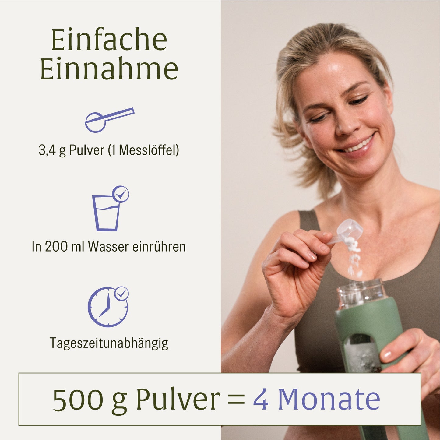 Kreatinquelle: Kreatin-Monohydrat mit 200 Mesh