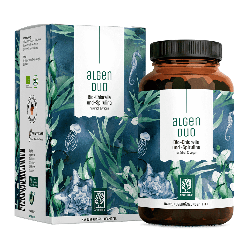 Algenduo Bio-Chlorella Bio-Spirulina Titelbild