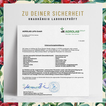 Beerenblase-Sticks D-Mannose Laborzertifikat