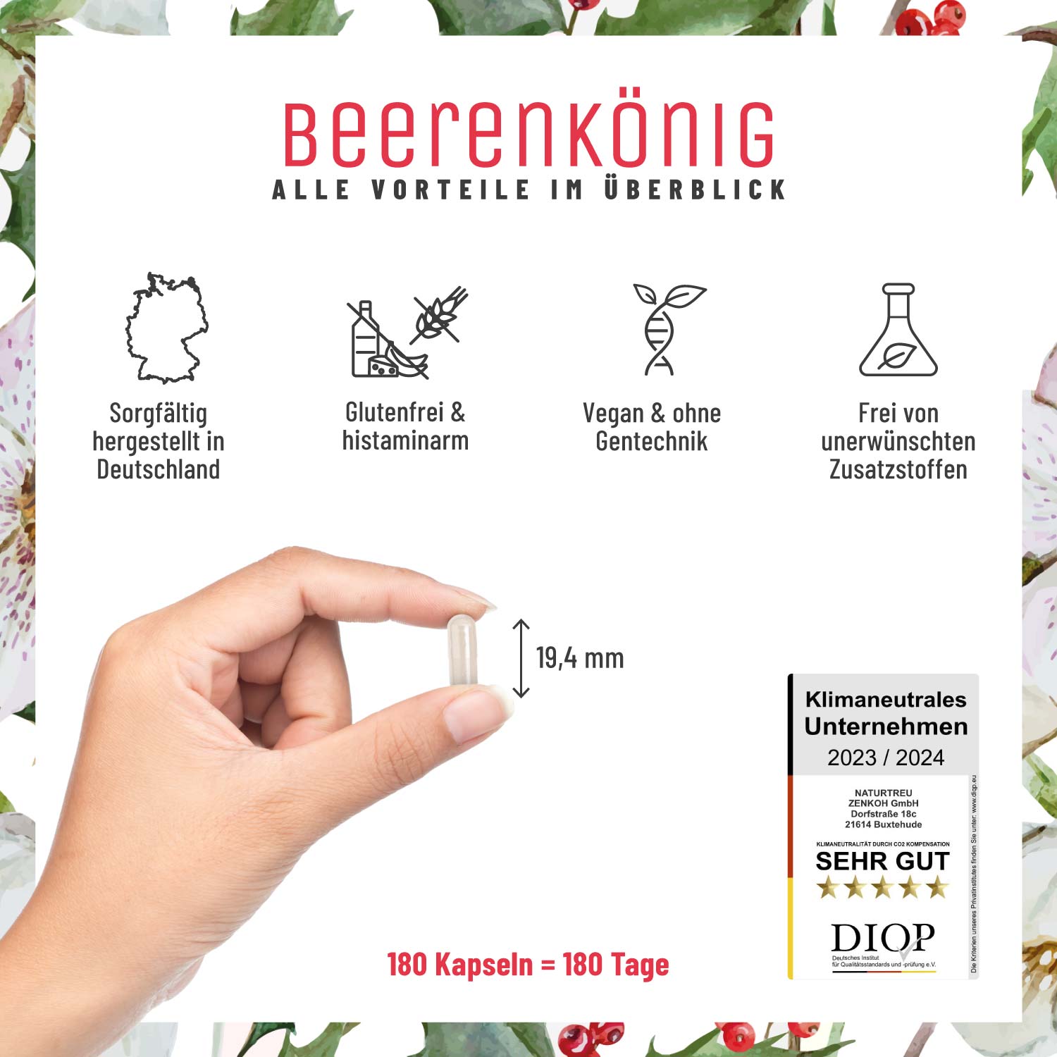 Beerenkönig Vitamin C Komplex Alle Vorteile