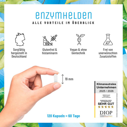 Enzymhelden Enzym-Komplex Alle Vorteile im Ueberblick