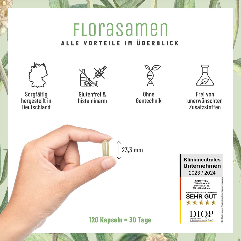 Florasamen Verdauungs-Komplex Alle Vorteile