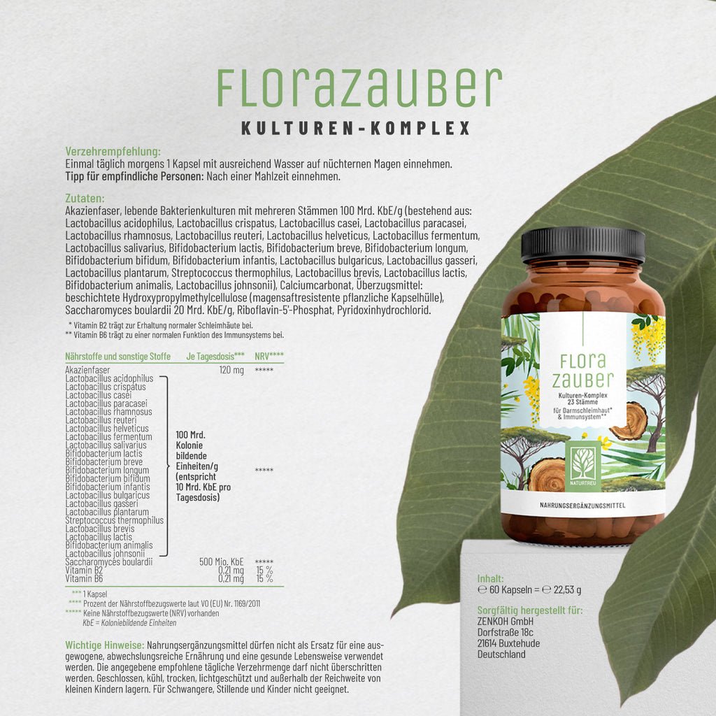 Florazauber Kulturen-komplex Etikett 01