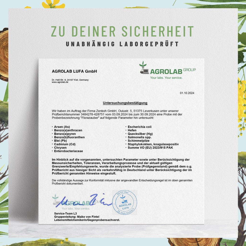 Florazauber Kulturen-komplex laborzertifiziert