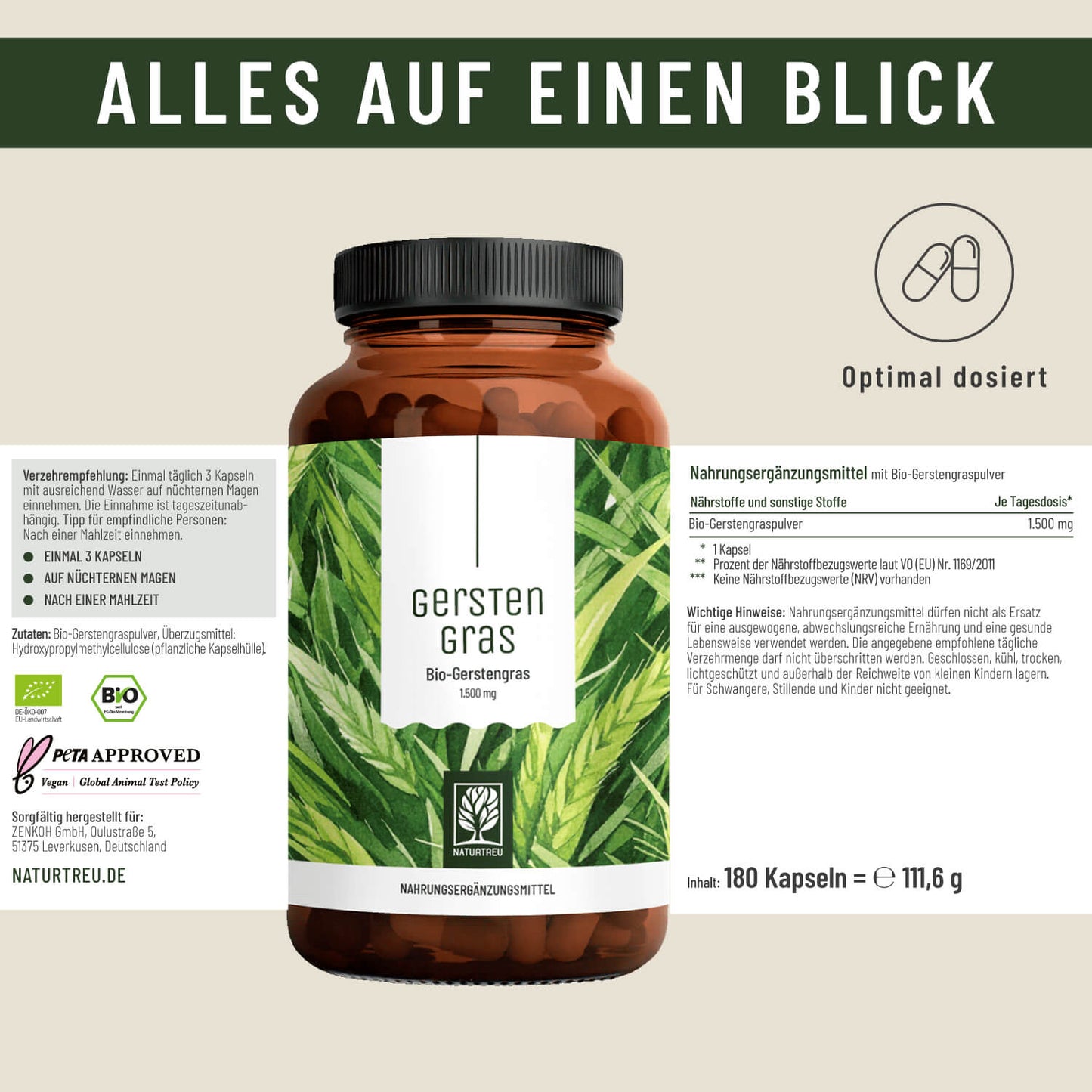 Gerstengras Creatives Onlineshop Etikett 