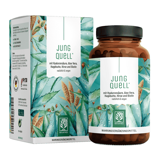 Jungquell mit-Hyaluronsaeure-Aloe-Vera-Hagebutte-Hirse-Biotin Titelbild