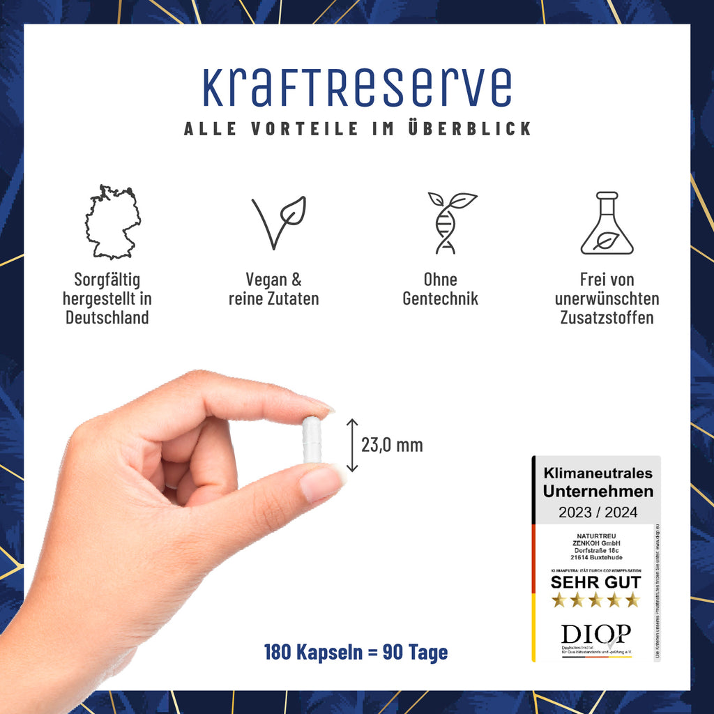 Kraftreserve Magnesium alle Vorteile