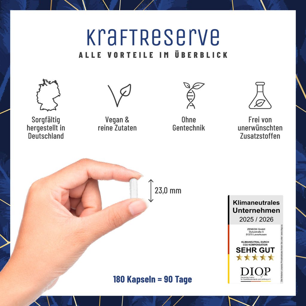 Kraftreserve Magnesium-Komplex Alle Vorteile