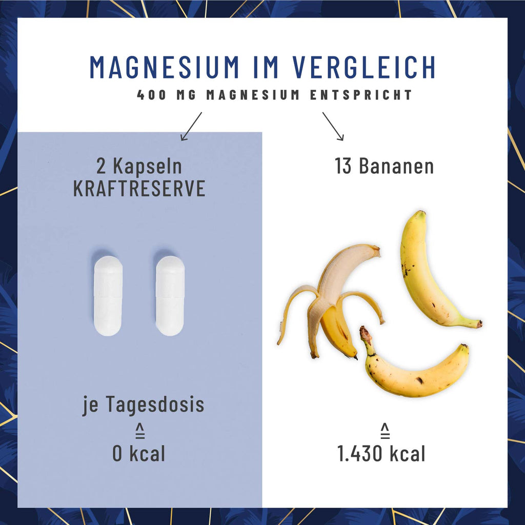 Kraftreserve Probierpacket Magnesium Komplex im Vergleich