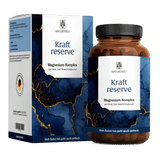 Kraftreserve von NATURTREU – Magnesium-Komplex aus Citrat, Oxid, Malat und Bisglycinat – 180 Kapseln für 3 Monate 