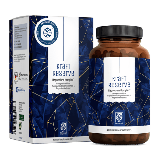 Kraftreserve Magnesiumkomplex Titelbild Siegel CH