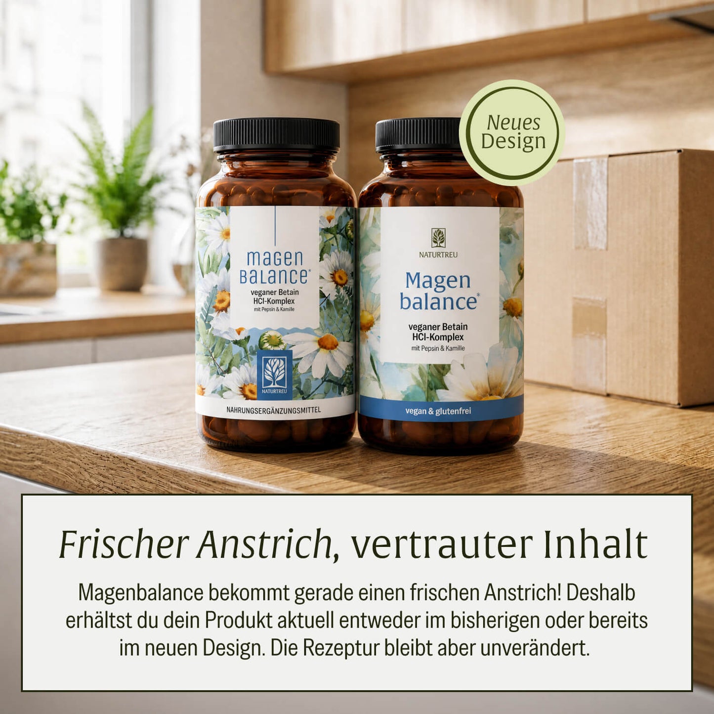 Magenbalance: Betain HCI-Komplex mit Pepsin & Kamille
