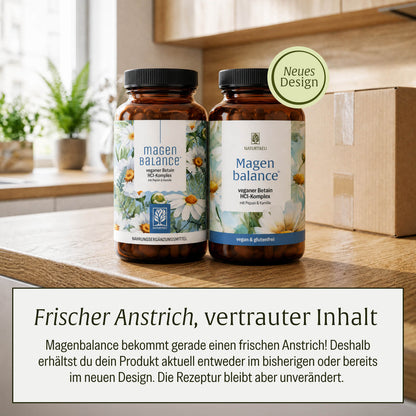 Magenbalance: Betain HCI-Komplex mit Pepsin & Kamille