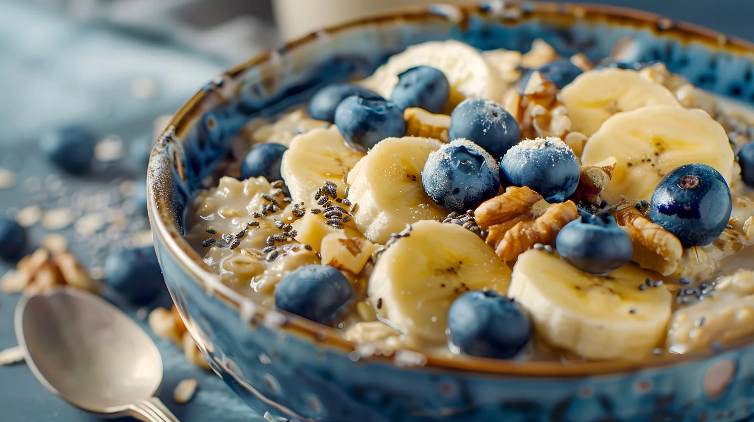 Porridge mit vielen Ballaststoffen 