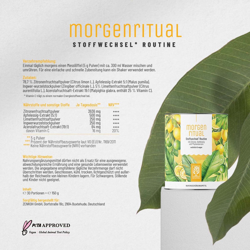 Morgenritual Stoffwechsel-Routine Etikett01 DE