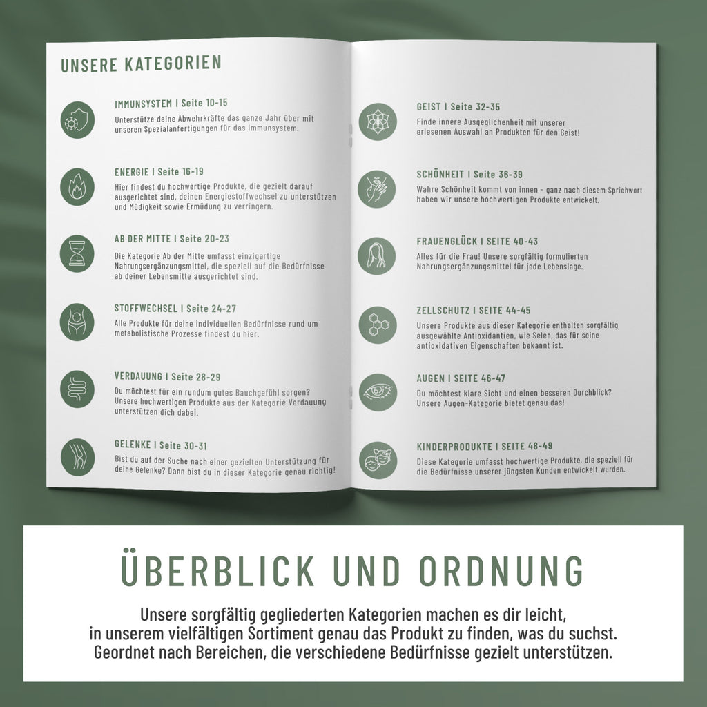 Produktkatalog Naturtreu Produkte Unsere Kategorien