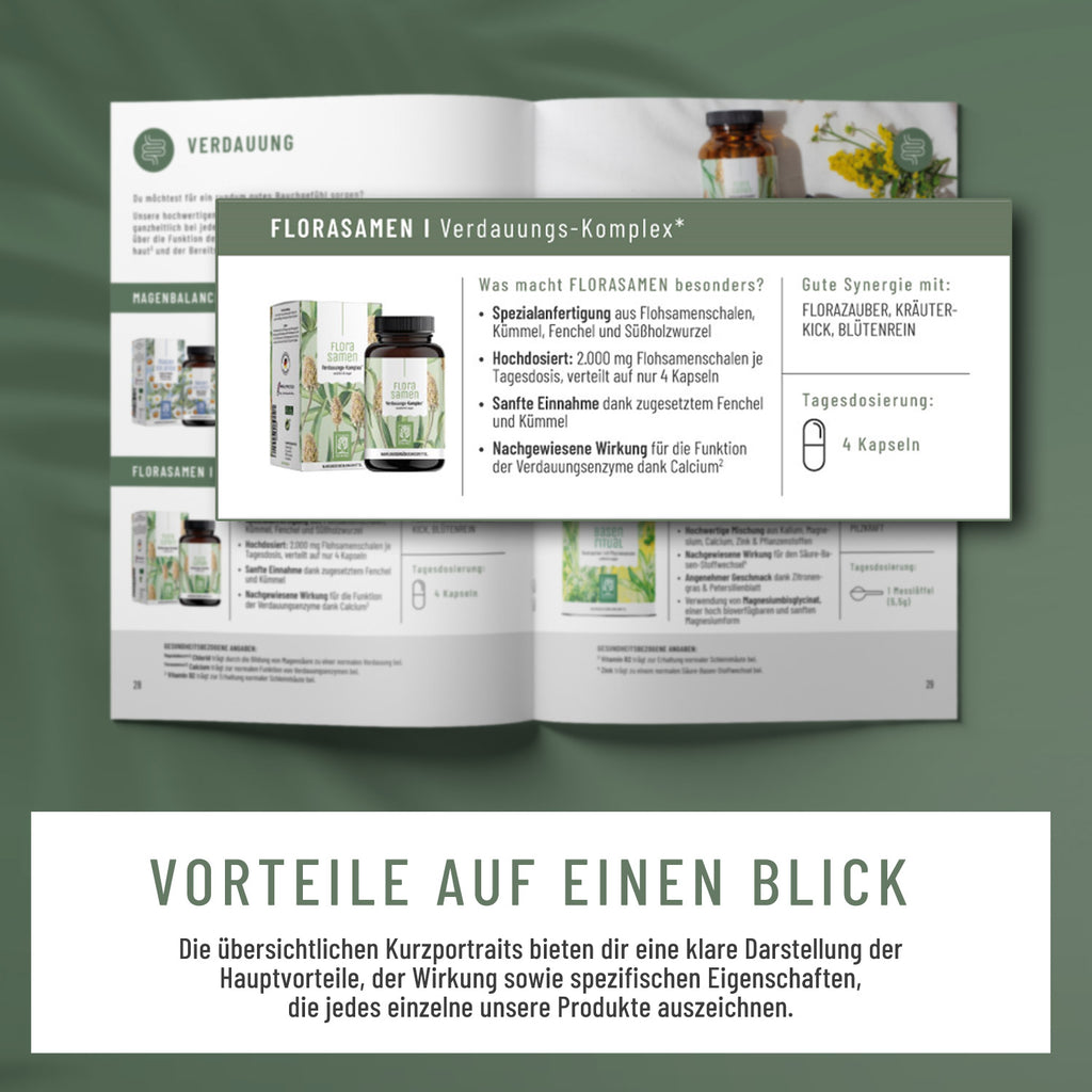 Produktkatalog Naturtreu Produkte Übersicht alle Vorteile