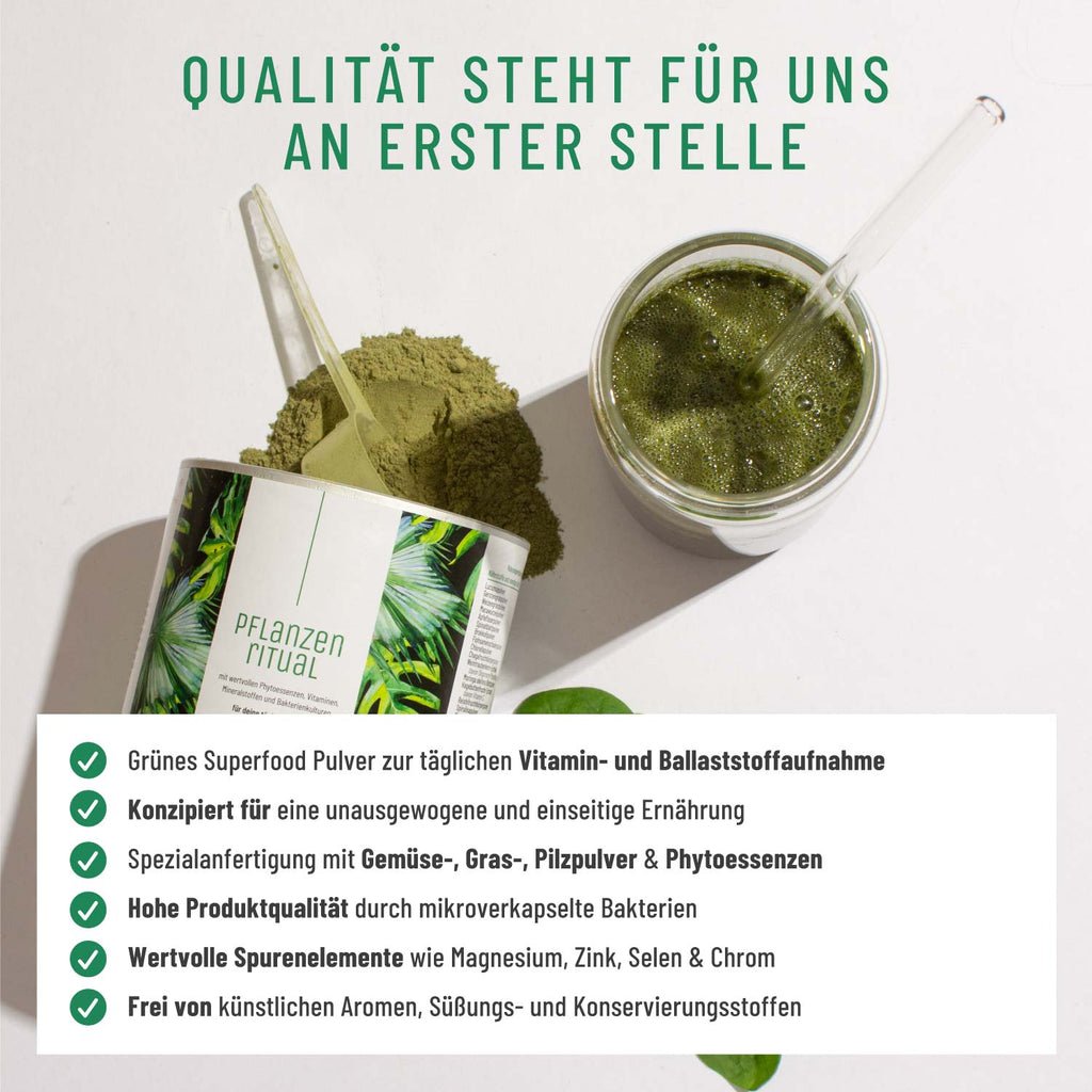 Pflanzenritual für deine tägliche Routine Sachet Qualität