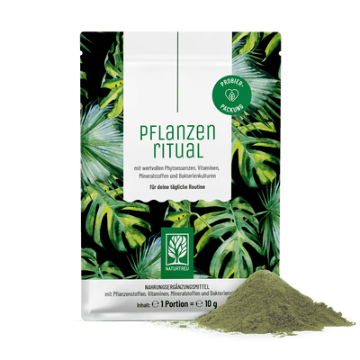 Probe: Pflanzenritual Grünes Superfood Pulver