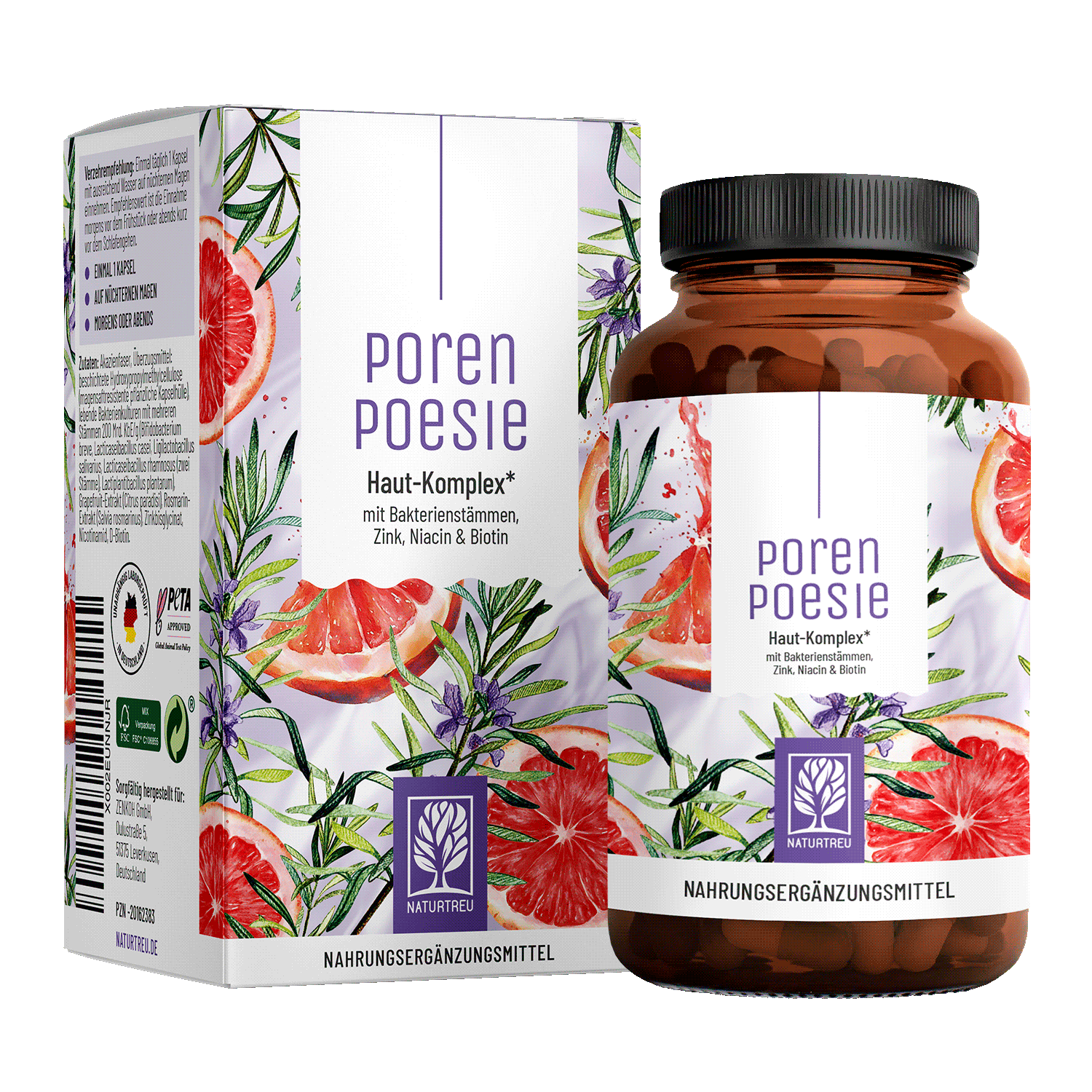 Porenpoesie Haut-Komplex Titelbild
