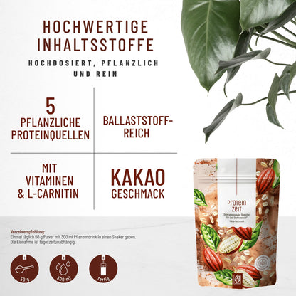 Proteinzeit Proteinpulver Hochwertige-Inhaltsstoffe 