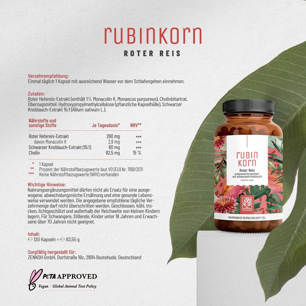 Rubinkorn Roter-Reis Etikett