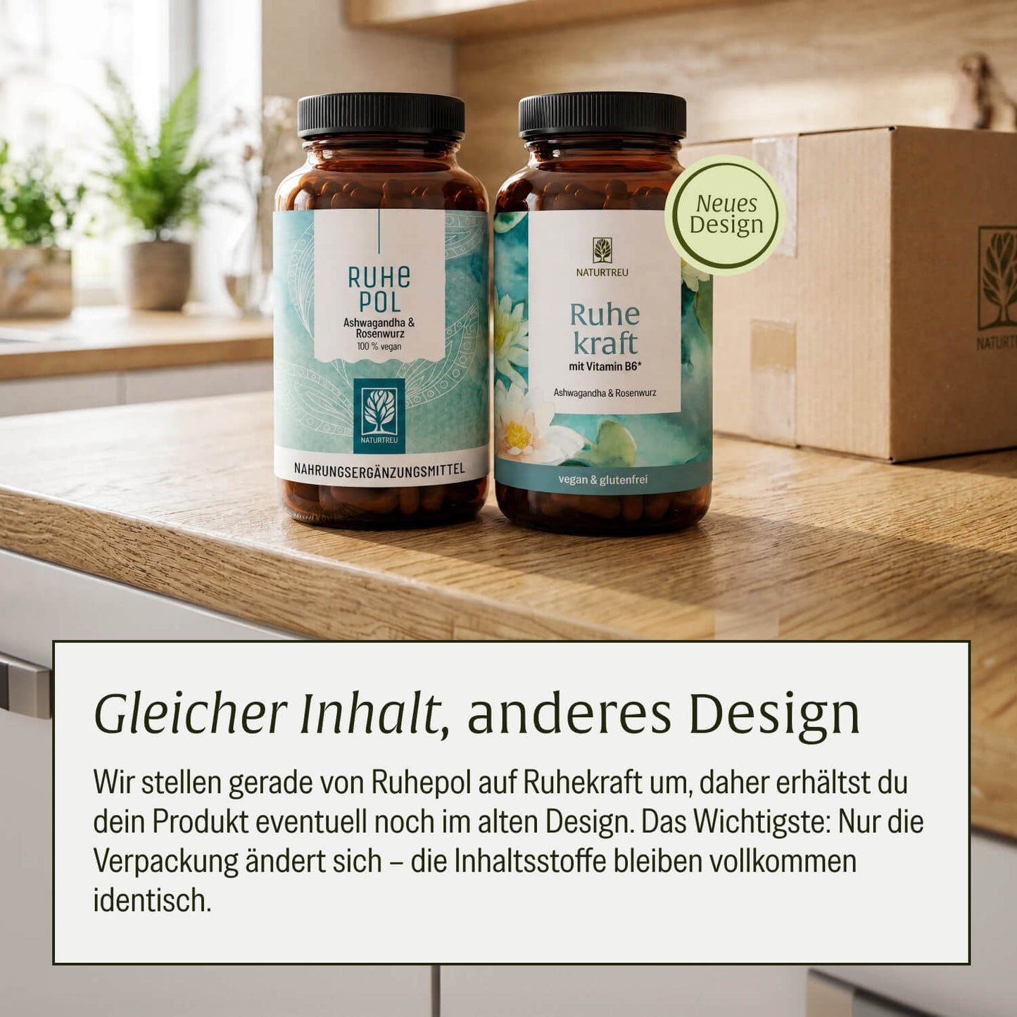Ruhekraft: mit Vitamin B6, Ashwagandha & Rosenwurz