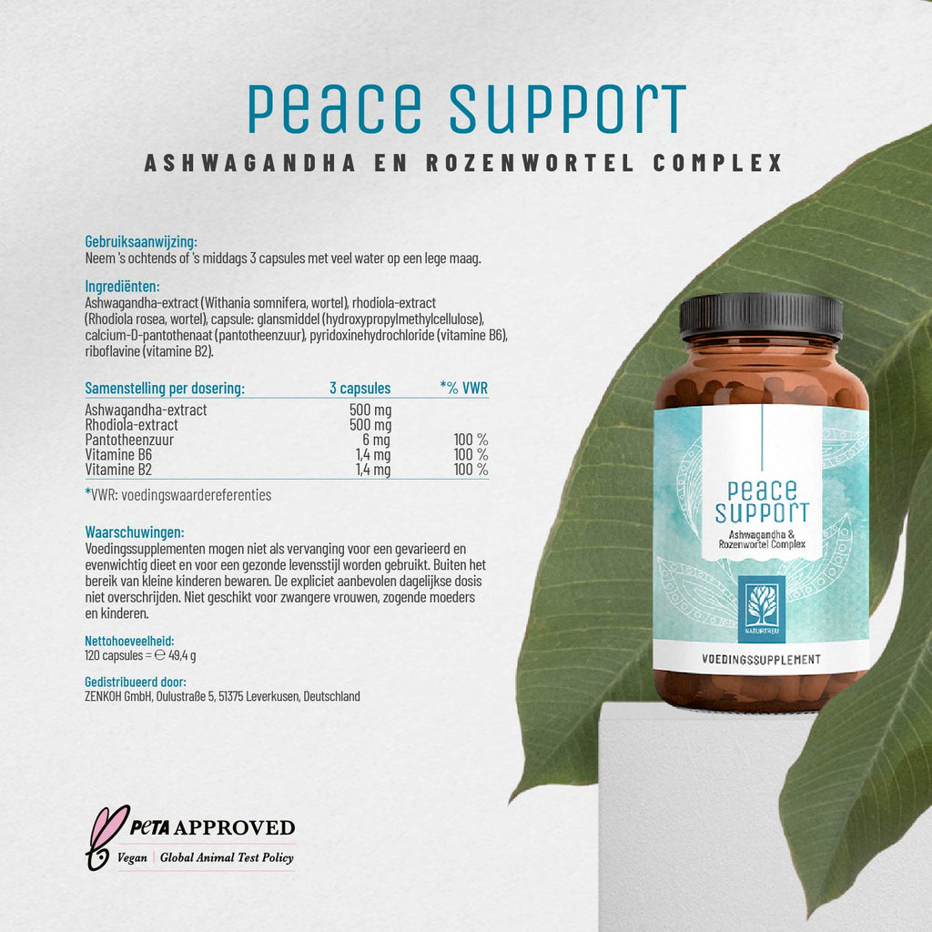 Ruhepol Ashwagandha Rosenwurz NL Etikett 01