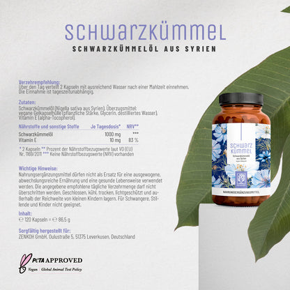 Schwarzkuemmel Schwarzkuemmeloel Etikett 01