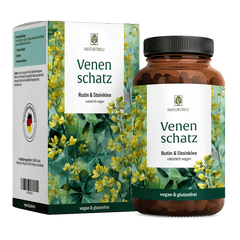 Venenschatz: Rutin & Steinklee Kapseln mit essenziellen Spurenelementen