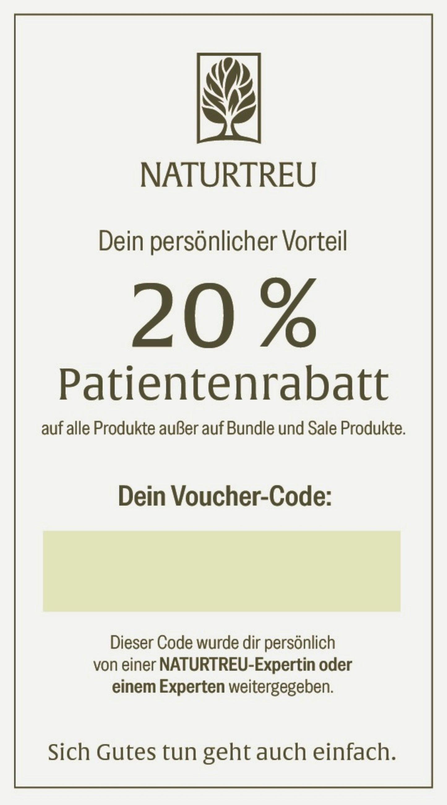 Visitenkarte Rabattcode Expertenprogramm