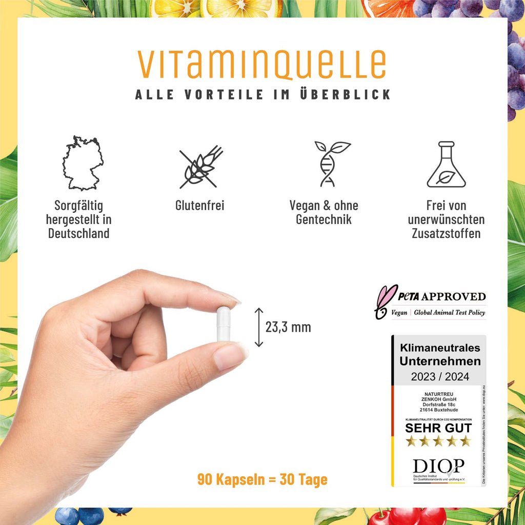 Vitaminquelle Multivitamin Komplex Mood Vorteile