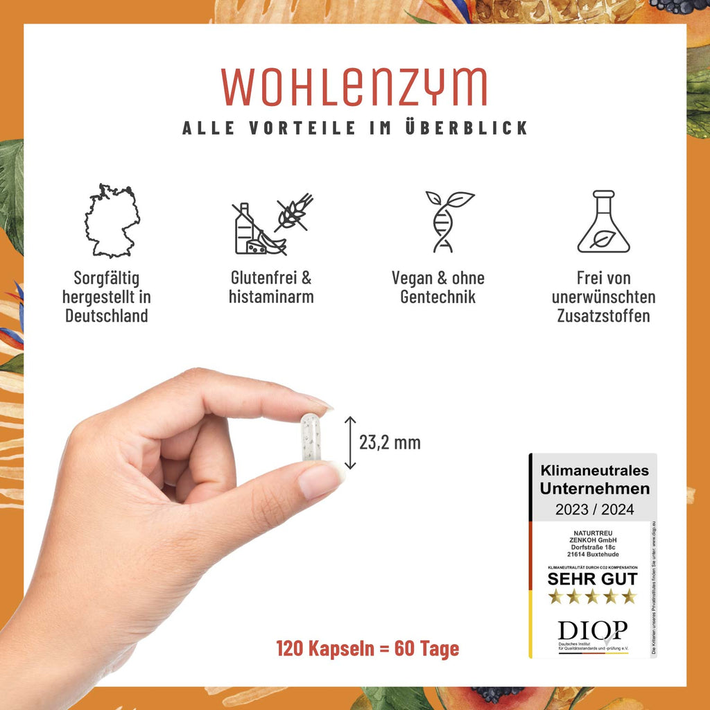 Wohlenzym Enzym-Komplex Alle Vorteile