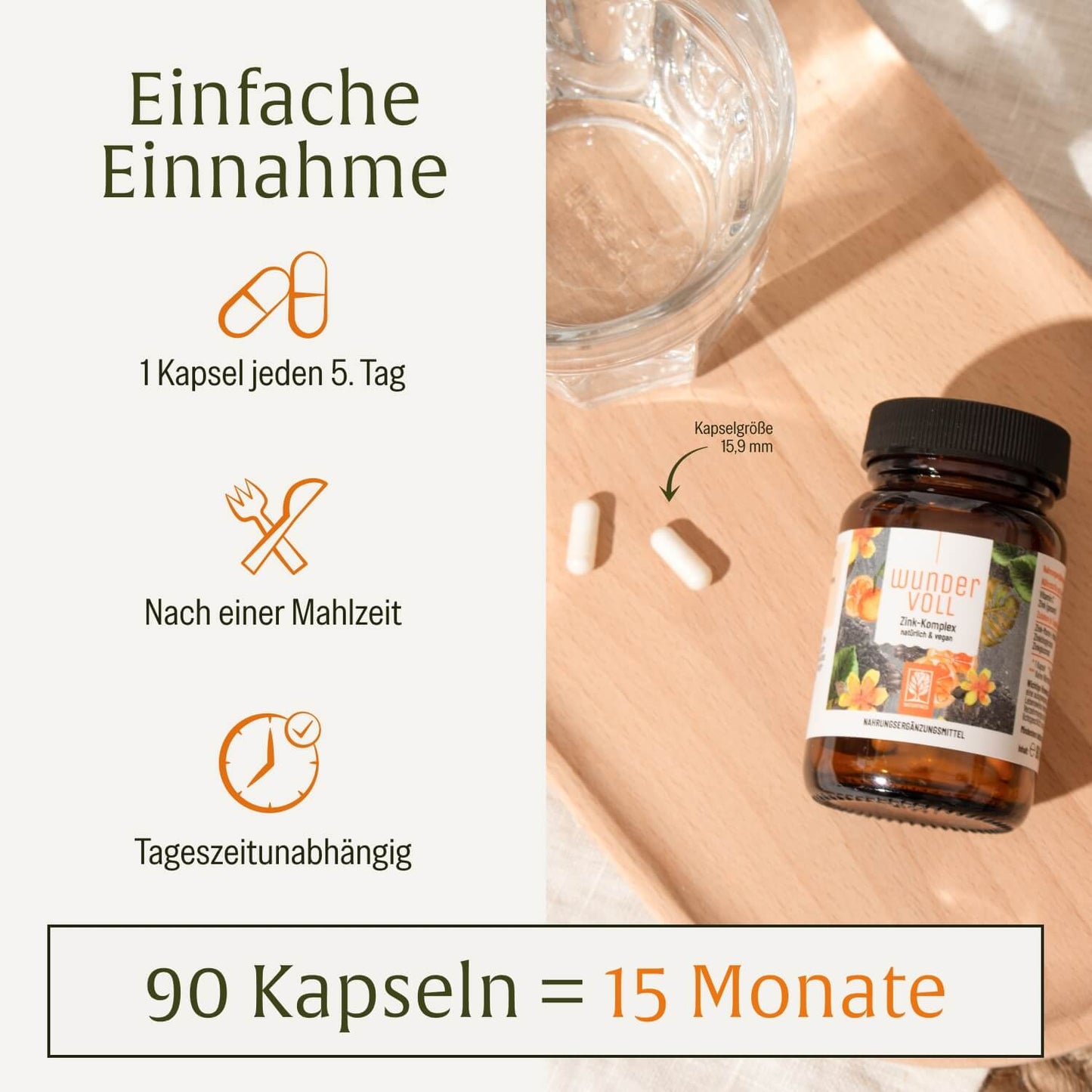 Wundervoll: Zink-Komplex Kapseln