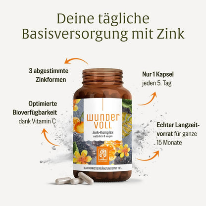Wundervoll: Zink-Komplex Kapseln
