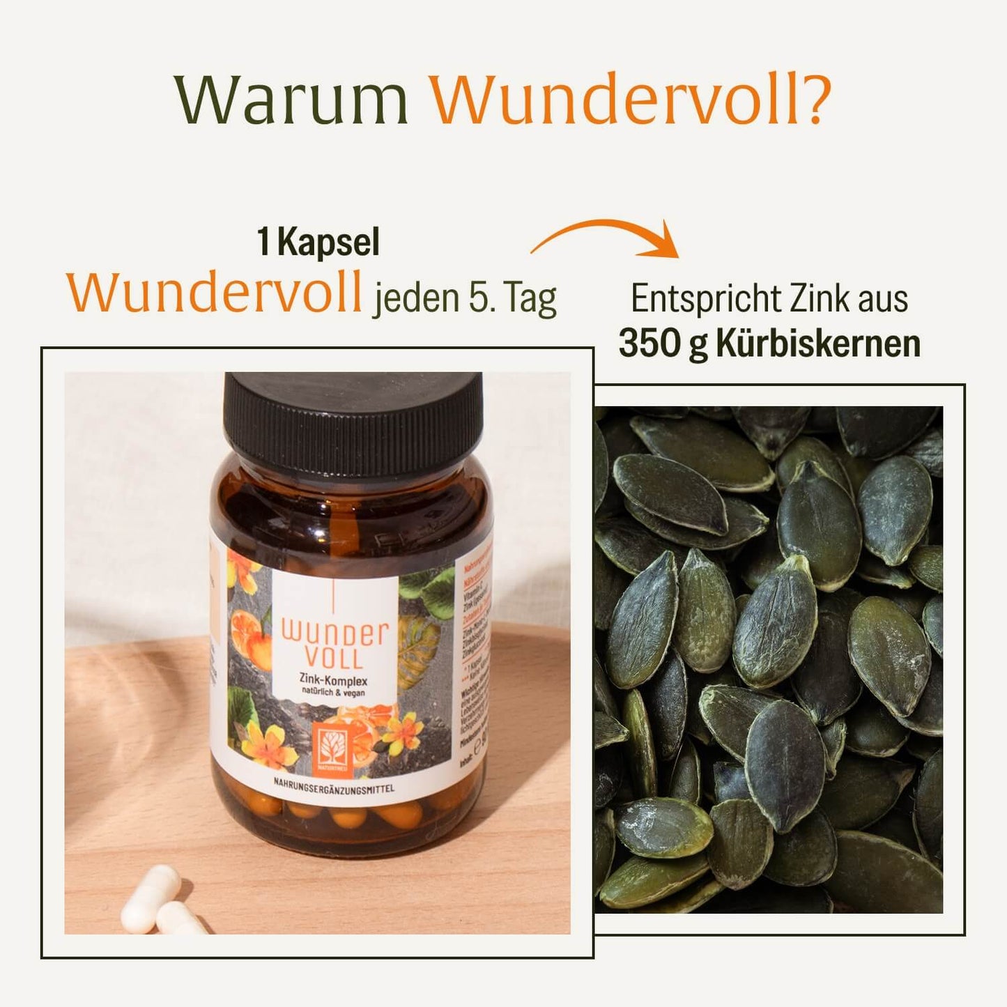Wundervoll: Zink-Komplex Kapseln