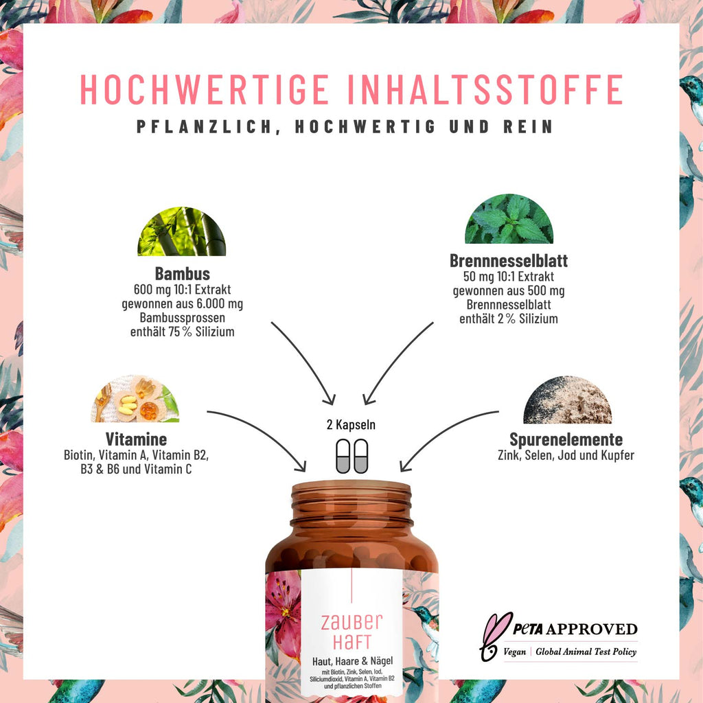 Zauberhaft Kupfer Biotin Haut Haare Inhaltsstoffe