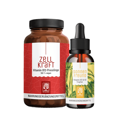Vitamin B12 & D3, K2 hochdosiert