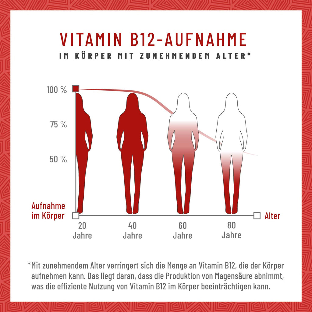 Zellkraft Vitamin B12 Tropfen Vitamin B12-Aufnahme im Körper