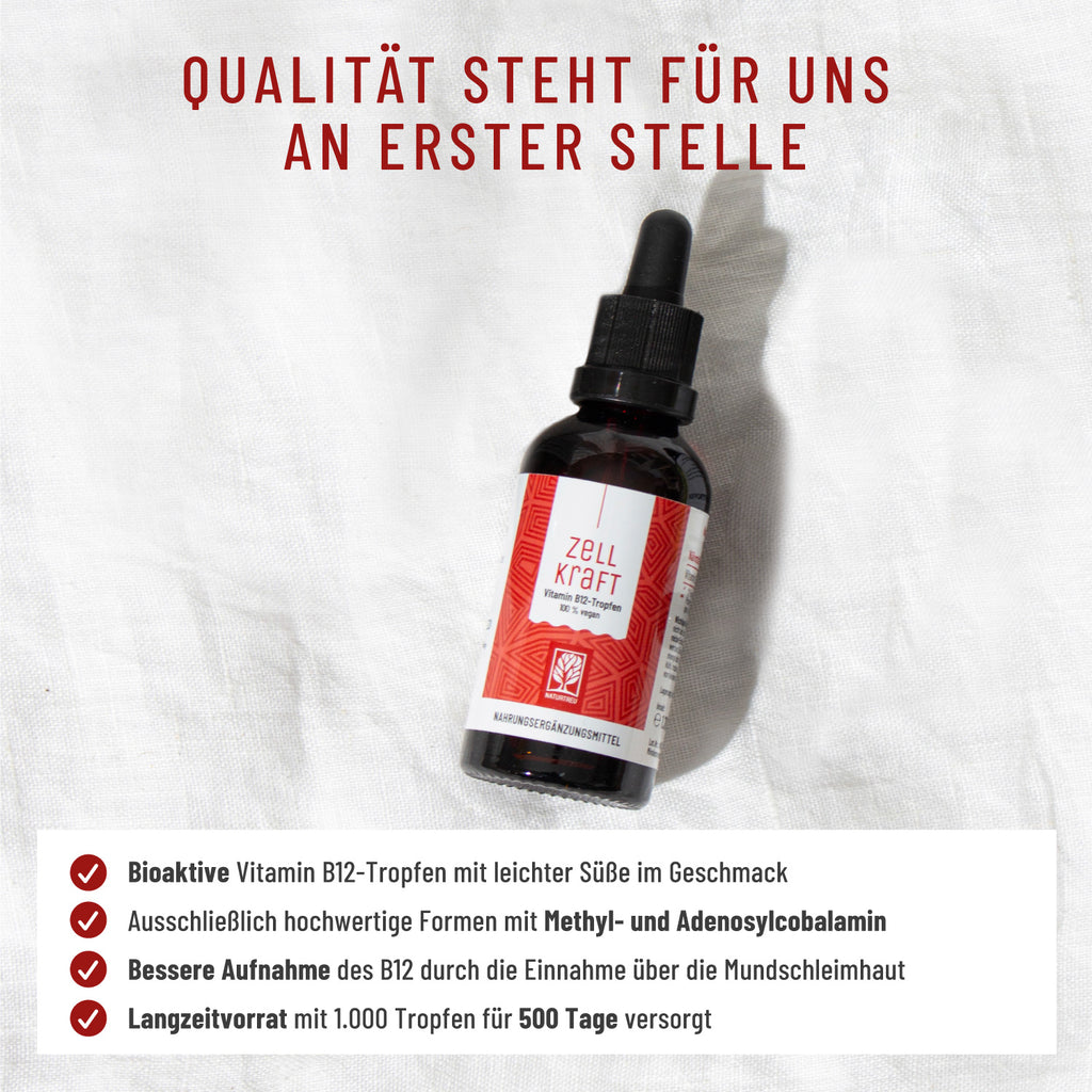 Zellkraft_Vitamin B12 Tropfen Qualitaet