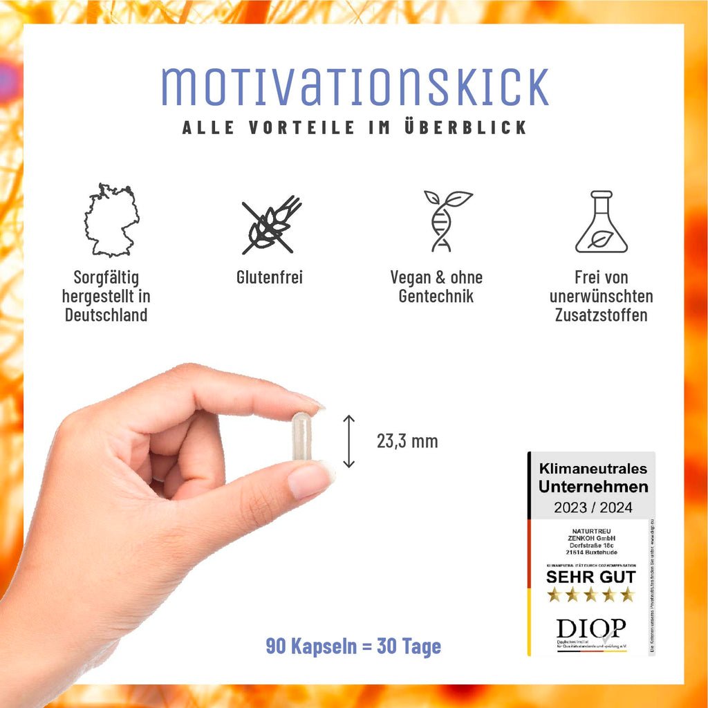 motivationskick l-tyrosin komplex vorteile