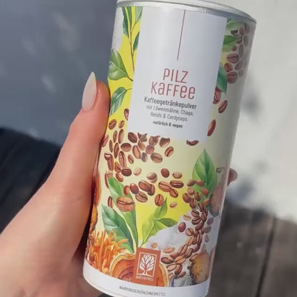 Pilzkaffee: Löwenmähne, Chaga, Reishi & Cordyceps