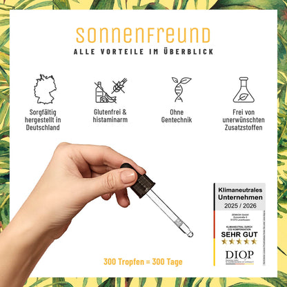 Sonnenfreund Small: Vitamin D3 & K2 Tropfen